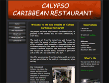 Tablet Screenshot of calypso-caribbean-restaurant.com